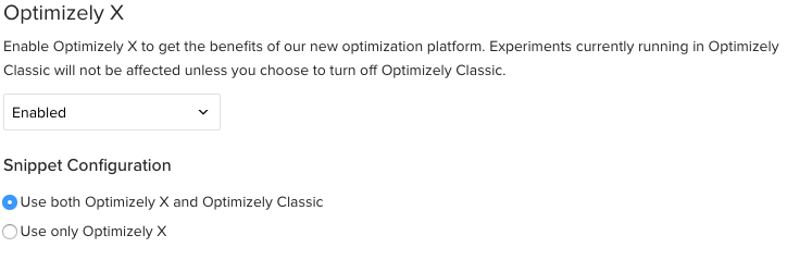 Optimizely Snippet