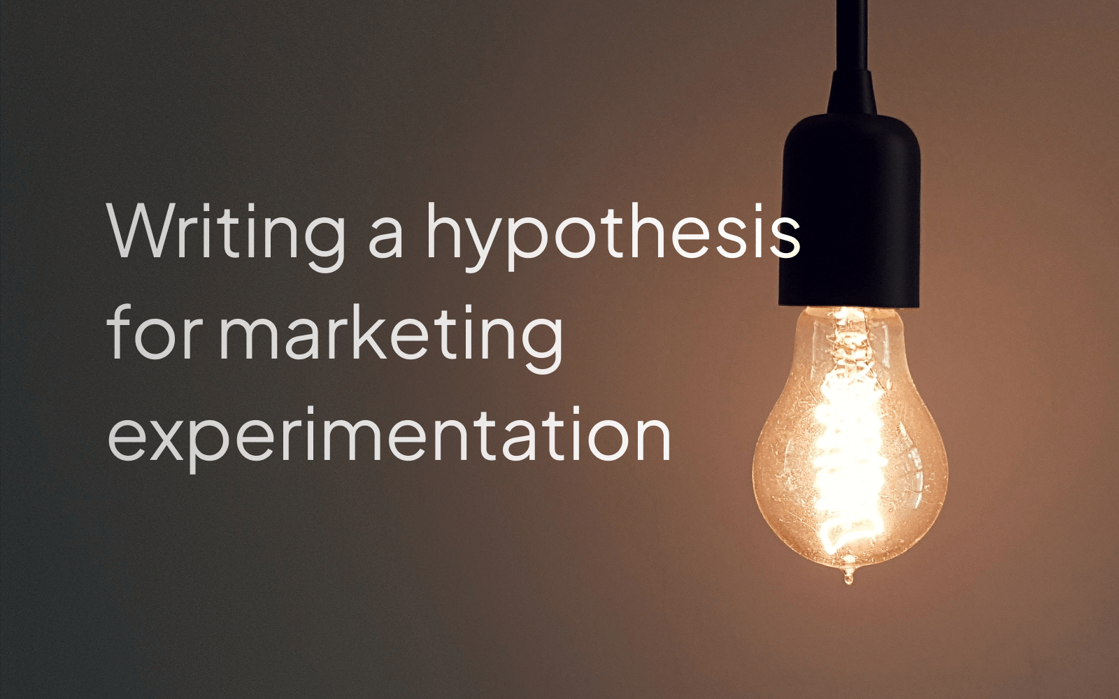 hypothesis example marketing